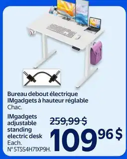 Walmart IMgadgets adjustable standing electric desk offer