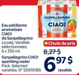 Walmart Sanpellegrino CIAO! sparkling waters offer