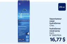 Walmart hydraSense nasal spray offer