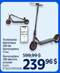 Walmart Gyrocopters J30 electric scooter offer
