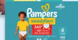 Walmart Pampers Swaddlers huge pack diapers offer