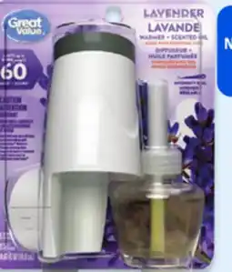 Walmart Great Value warmer + scented oil offer