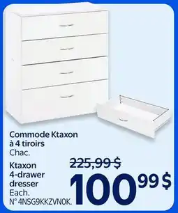 Walmart Ktaxon 4-drawer dresser offer