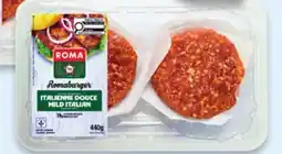 Walmart Romaburger sausage patties offer
