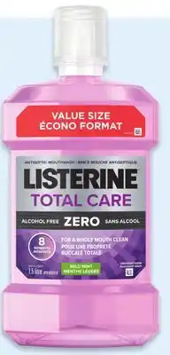 Walmart Listerine Total Care or Ultra Clean offer