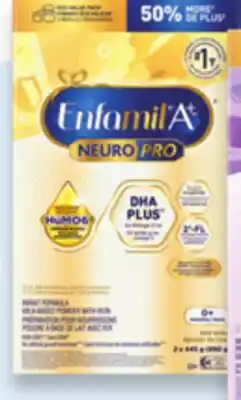 Walmart Enfamil A+ NeuroPro 2 x 445 g powder formula refill offer