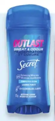 Walmart Secret Outlast deodorant offer
