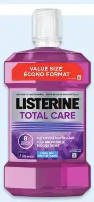 Walmart Listerine Total 30 Care or Ultra Clean mouthwash offer