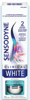 Walmart Sensodyne Clinical White enamel strengthening offer