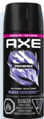 Walmart AXE body spray, deodorant or body wash offer
