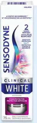 Walmart Sensodyne Clinical White Enamel Stain Protector Toothpaste offer