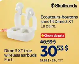 Walmart Dime 3 XT true wireless earbuds offer