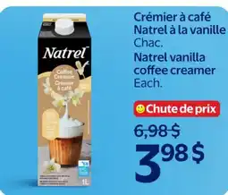 Walmart Natrel vanilla coffee creamer offer