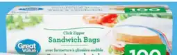 Walmart Great Value sandwich bags offer
