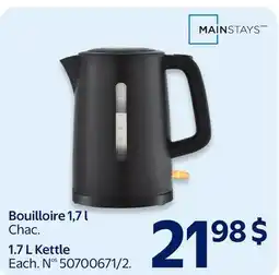 Walmart 1.7 L Kettle offer