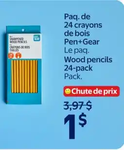 Walmart Wood pencils 24-pack offer