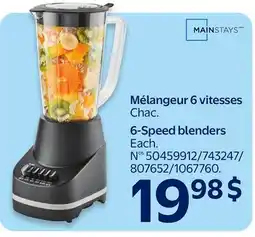 Walmart 6-Speed blenders offer