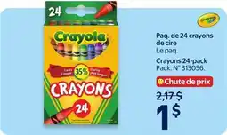 Walmart Crayons 24-pack offer