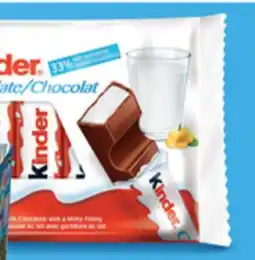 Walmart Kinder Chocolate 6-pack offer