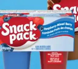 Walmart Snack Pack puddings offer