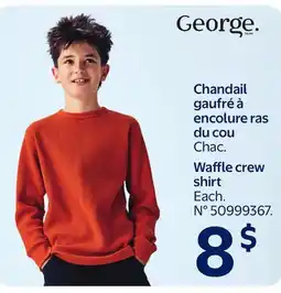 Walmart Waffle crew shirt offer