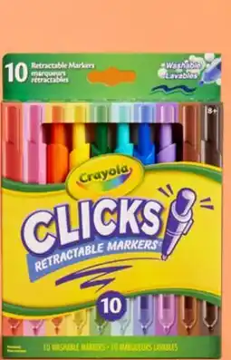 Walmart Crayola Clicks retractable markers offer