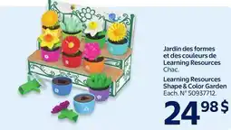 Walmart Learning Resources Shape & Color Garden offer