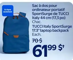 Walmart TUCCI Italy SportSurge 17.3 laptop backpack offer