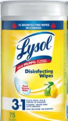 Walmart Lysol wipes 755-84s or all-purpose cleaner offer