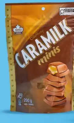 Walmart Cadbury Caramilk Minis or Dairy Milk Mini chocolate bars offer