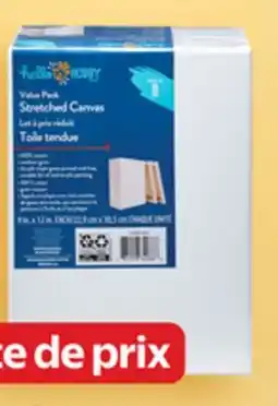 Walmart Hello Hobby stretched canvases offer