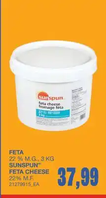 Wholesale Club FETA, 22% M.G., 3KG offer