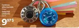 Walmart Selected padlocks offer