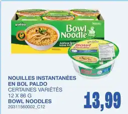 Wholesale Club NOUILLES INSTANTANÉES EN BOL offer