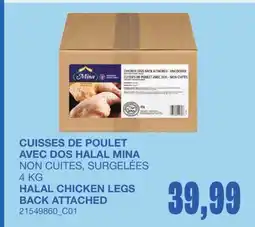 Wholesale Club CUISSES DE POULET AVEC DOS HALAL offer