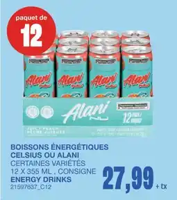 Wholesale Club BOISSONS ÉNERGÉTIQUES offer