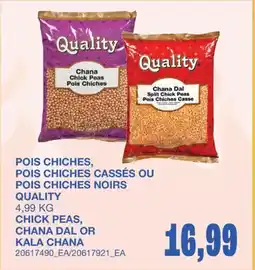 Wholesale Club POIS CHICHES CASSÉS OU POIS CHICHES NOIRS offer
