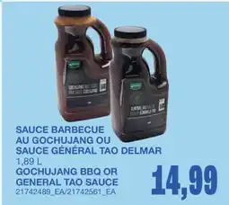Wholesale Club SAUCE BARBECUE AU OU SAUCE GÉNÉRAL TAO DELMAR offer