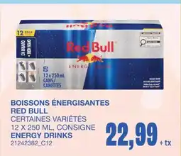 Wholesale Club BOISSONS ÉNERGISANTES offer