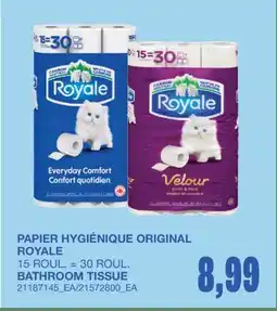 Wholesale Club PAPIER HYGIÉNIQUE ORIGINAL, 15 ROUL. = 30 ROUL offer
