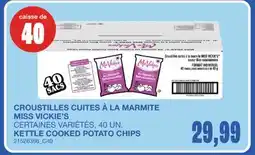 Wholesale Club CROUSTILLES CUITES À LA MARMITE, 40 UN offer