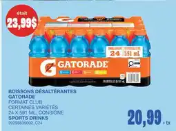 Wholesale Club BOISSONS DÉSALTÉRANTES offer