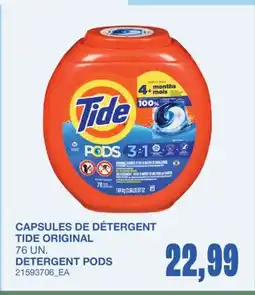 Wholesale Club CAPSULES DE DÉTERGENT ORIGINAL, 76 UN offer