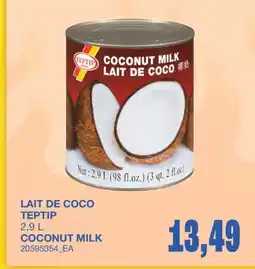 Wholesale Club LAIT DE COCO TEPTIP offer