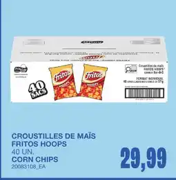 Wholesale Club CROUSTILLES DE MAÏS HOOPS,40 UN offer