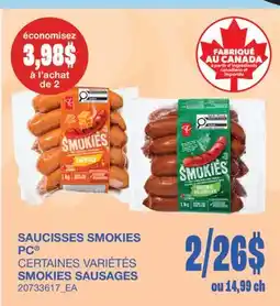 Wholesale Club SAUCISSES SMOKIES offer