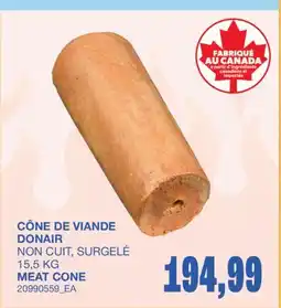 Wholesale Club CÔNE DE VIANDE DONAIR offer
