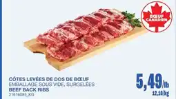 Wholesale Club CÔTES LEVÉES DE DOS DE BŒUF offer