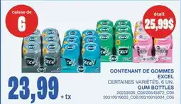 Wholesale Club CONTENANT DE GOMMES, 6 UN offer