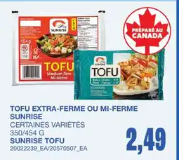 Wholesale Club TOFU EXTRA-FERME OU MI-FERME, 350/454 G offer